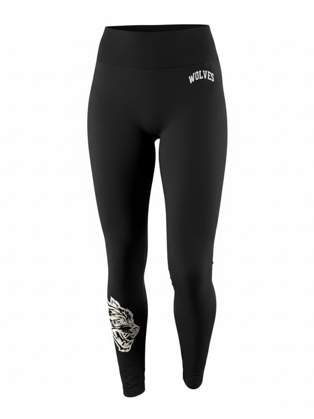 Darc sport Wolves Black Graphic Leggings